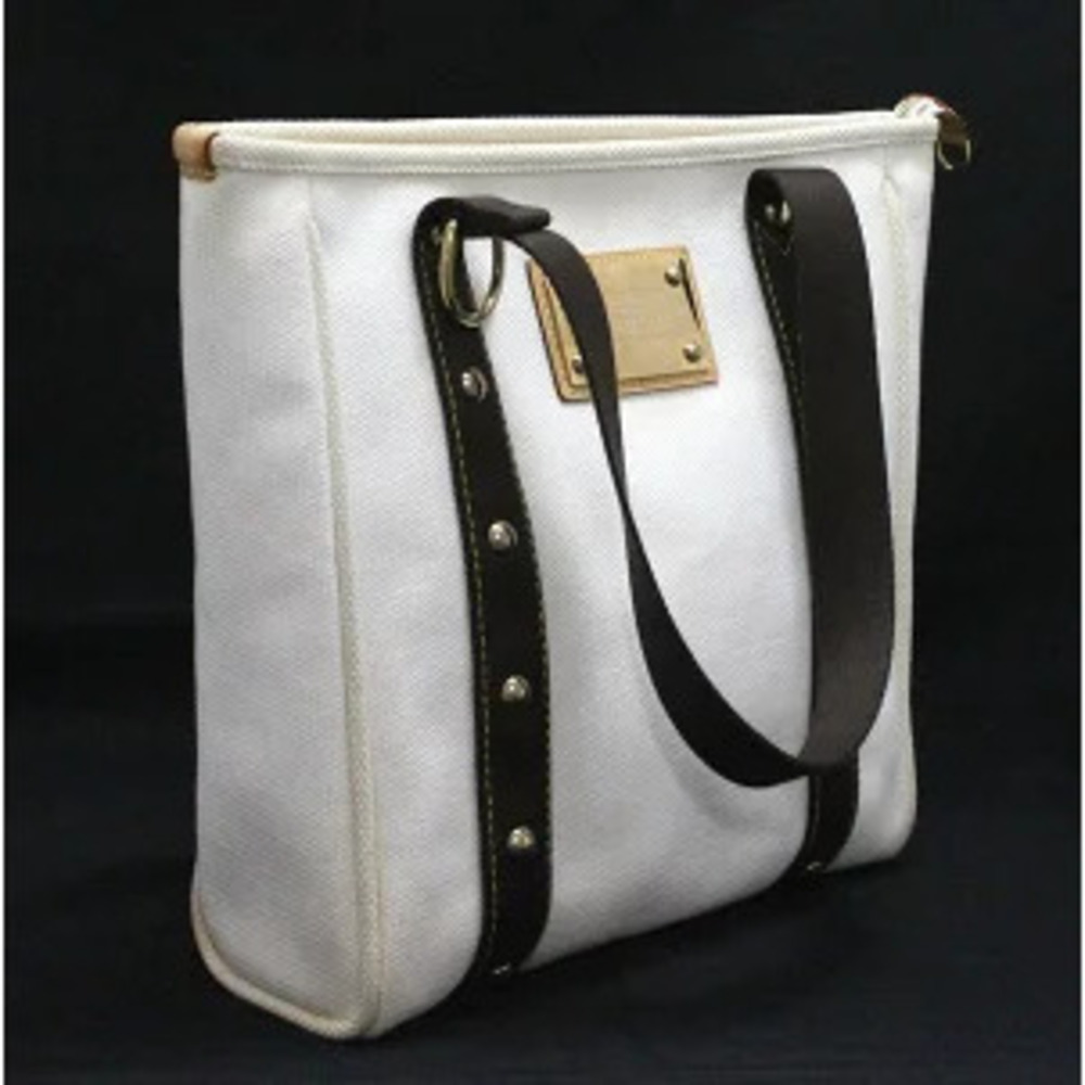 Louis Vuitton Ecru Antigua Cabas Tote Bag